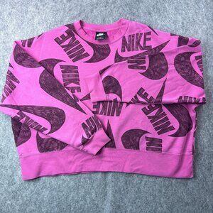 Nike Women's Pink Hoodie